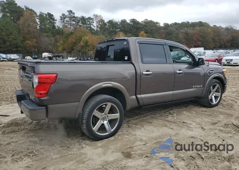 2017 Nissan Titan Sv z USA, uszkodzony, nr VIN 1N6AA1E5XHN507219